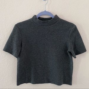ZARA sweater crop top